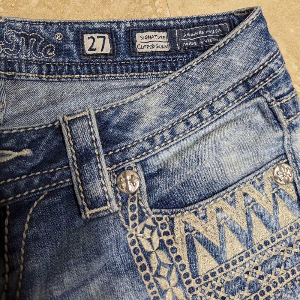Embroidered skinny jeans - Picture 4 of 6